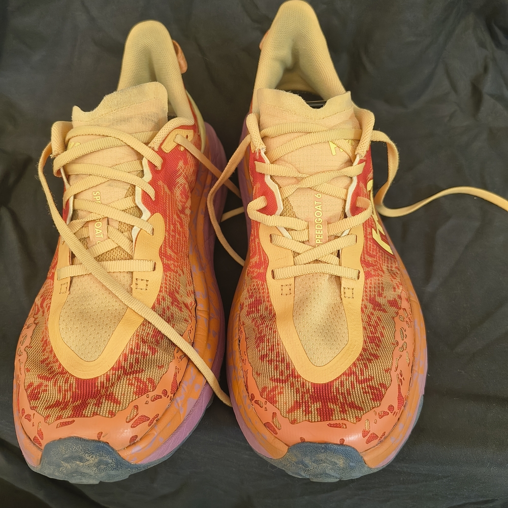 Hoka Men's Vibrant Orange Athletic Shoes